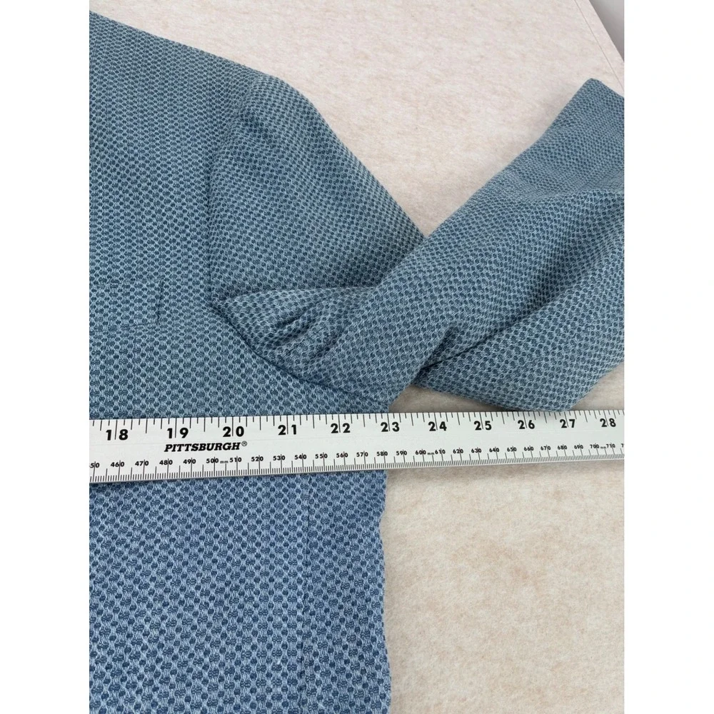 Tailorbyrd Collection Blue Micro Pattern Flamingo Lining Blazer Sport Coat 44R